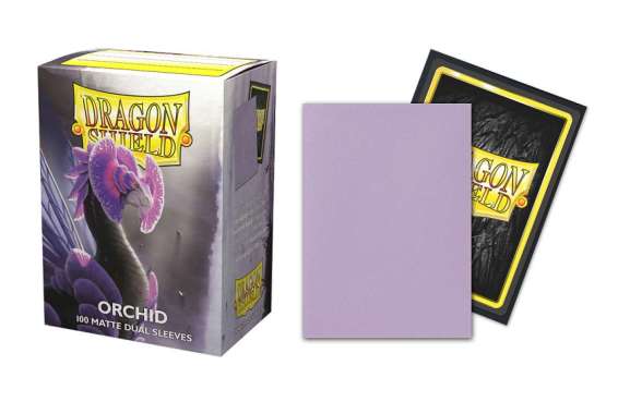Dragon Shield 100 Dual Card Sleeves Standard Matte - Orchid