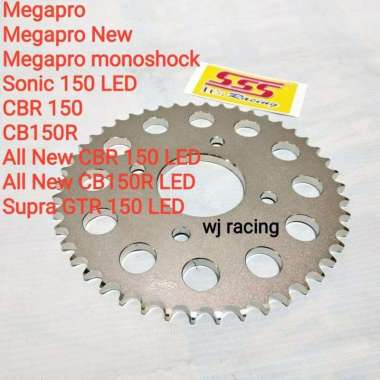 Gear SSS 428 CB150R / CBR 150 / Verza size 44 - 50 428x48 Chrome