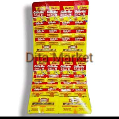 Gillette Goal II Yellow Alat Cukur Kumis