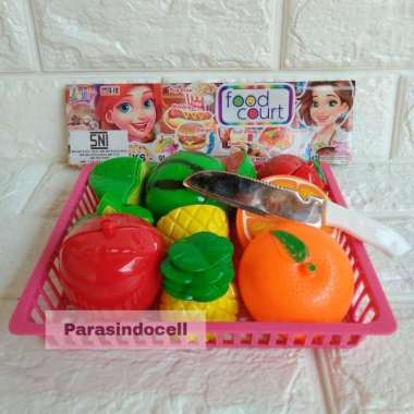 Mainan Buah Potong - Mainan Buah Buahan Anak