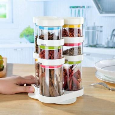 Rotating Spice Storage Rack