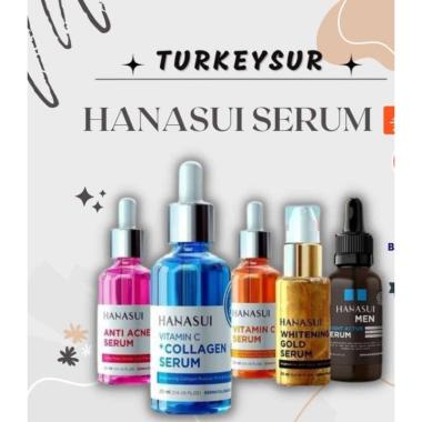 HANASUI Serum Whitening Gold Anti Acne Vit C Vitamin C Collagen Men Bright Up Active Propolis Pink B