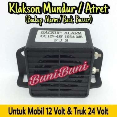 OEM Klakson Mundur / Atret - Sirine Mundur Atret Mobil 12 - 24 Volt Truk Black