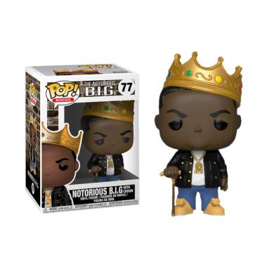 Funko POP! Rocks The Notorious B.I.G. - Notorious BIG with Crown No Glasses #77 Action Figure