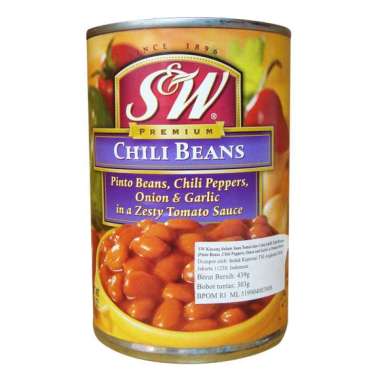 harga S&W Chili Beans 439 Gr Blibli.com