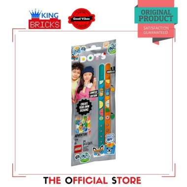 LEGO Original DOTS 41918 Adventure Bracelets - Mainan Anak Perempuan Gelang Perhiasan Cewek Lego