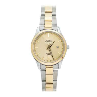 Alba Prestige Stainless Steel Dual Tone AH7Y02-X1 Original Garansi Resmi Jam Tangan Wanita
