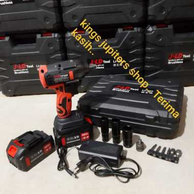 2 batre IMPACT WRENCH JLD 48VOLT IMPECT IMPEK WRENCH BUKA BAUT 48VOLT JLD 48S 2 BATRE