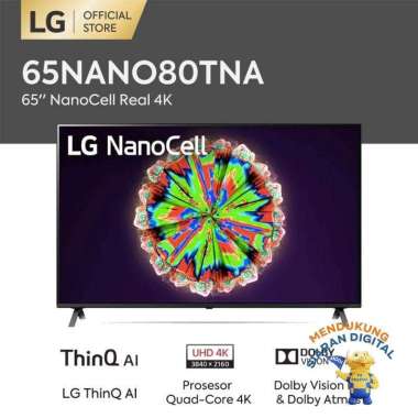 LG 65 INCH NANO CELL SMART TV 4K 65NANOTNA 65NANO80 65NANO 65NANO CELL