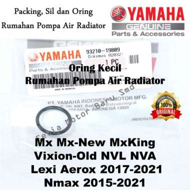 Oring Kecil Rumah Pompa Air Radiator Mx Vixion Lexi Nmax Asli Original Yamaha Surabaya 932101980900