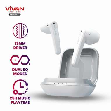 VIVAN TWS Earphone Gaming Bluetooth Liberty T260 Earbuds Headset