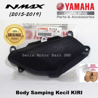 Yamaha Cover Body Bodi Samping Cover Side Kecil Motor Nmax Lama N Max Old Kiri Ori YGP Surabaya Blac