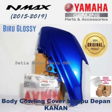 Yamaha Cover Lampu Depan Body Bodi Cowling Biru Glossy Kanan Nmax Old N Max Lama Asli Original Yamah