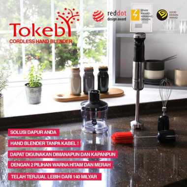 Hand Blender Tokebi Cordless / Blender Tangan Tokebi Tanpa Kabel-Original By Neohaus Black