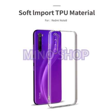 SOFTCASE TRANSPARAN XIAOMI REDMI NOTE 8 PREMIUM CLEAR SOFT CASE