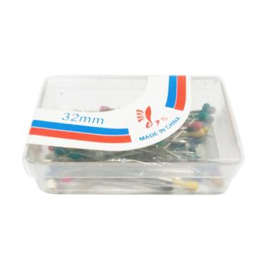 Jarum Pentul Mini Hijab Pin Kecil [40 pcs] / Dressmakers Pins Pentol Premium [3.5 cm]