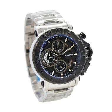 Balmer Jam Tangan Pria [B.7975MB AJS970D46-BL] Silver/ Black