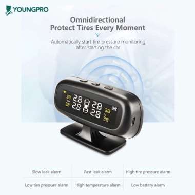 GARANSI 12 BULAN YOUNGPRO TPMS C270 PENGUKUR TEKANAN BAN MOBIL ORIGINAL 100 % Multicolor