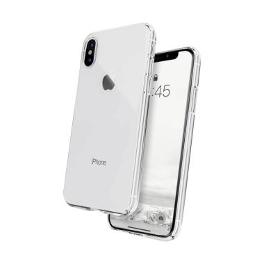 Caudabe Lucid Clear Casing for iPhone XS [Original/ Impact Resistanct & Glass Like Crystal] Clear