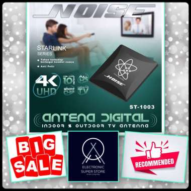 ANTENA DIGITAL NOISE ST-1003 INDOOR OUTDOOR SMART CHIP 4K UHD PROMO