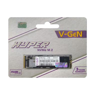 V-GEN M.2 NVMe PCIe Gen 3.0 SSD [1TB] Hitam