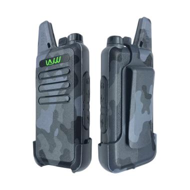Panzer WLN Two Way Radio Walkie Talkie - Army Grey [2 pcs] Army Grey