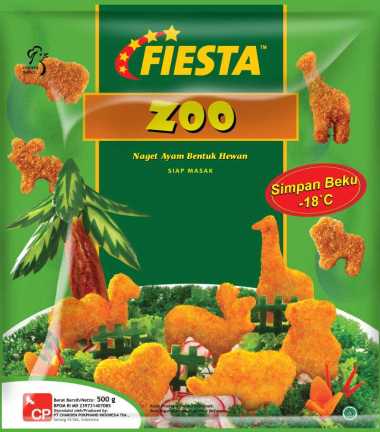 Promo Harga Fiesta Naget Zoo 500 gr - Blibli