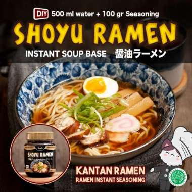 Bumbu Instan Ramen ( Shoyu / Sukiyaki Ramen ) 6 - 8 Porsi Halal