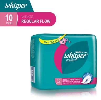 Whisper Regular Flow Wings Pembalut [10s]