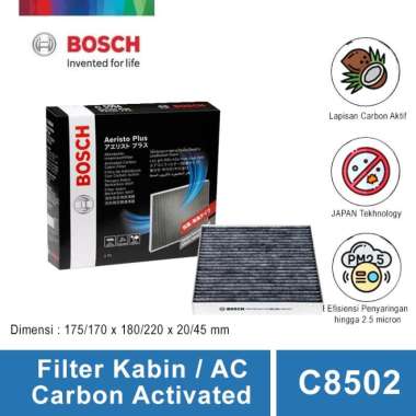 Bosch C8502 Carbon Filter Kabin Saringan/Filter AC mobil Nissan Grand Livina, Evalia, Latio