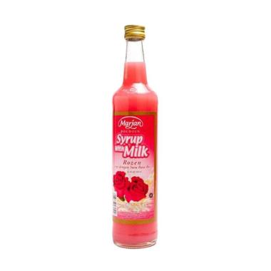 Promo Harga Marjan Syrup with Milk Rose 460 ml - Blibli
