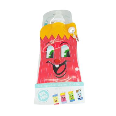 Pocoyo 913852 Collapsible Cartoon Botol Lipat [580 mL] Merah