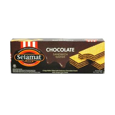 Promo Harga Selamat Wafer Chocolate 198 gr - Blibli