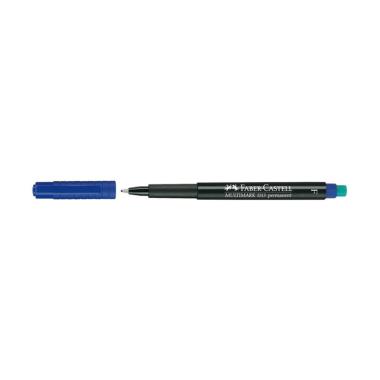 Faber Castell OHP F Marker Faber Castell Spidol Permanen Biru-blue