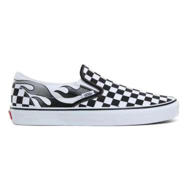 flame vans slip ons