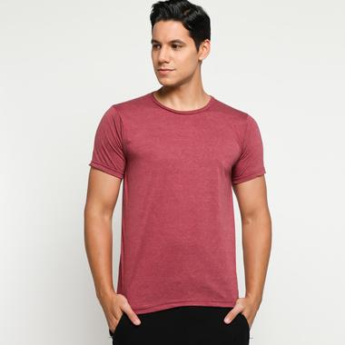 VM Kaos Polos Pendek Pria M Merah