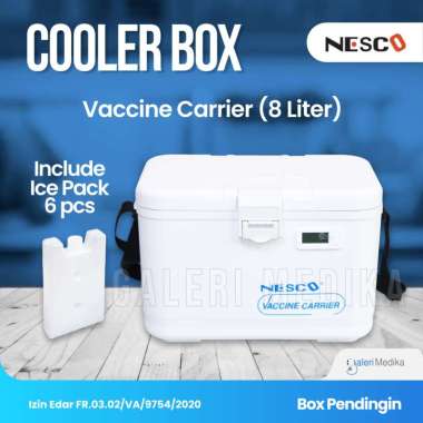 Nesco Cooler Box Vaccine 8 Liter Box Vaksin Tempat Vaksin Cooler 8L