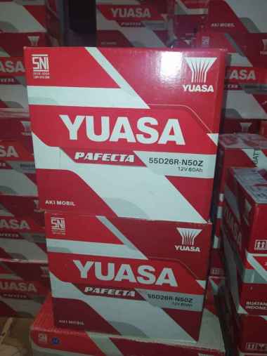 AKI MOBIL N50Z YUASA BASAH 12V 60AH