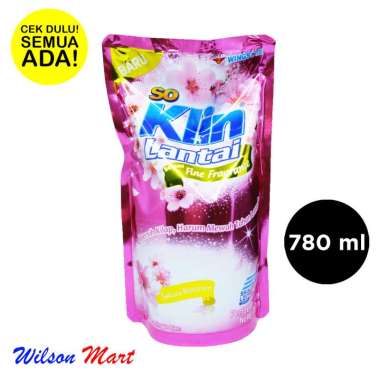 Promo Harga So Klin Pembersih Lantai Sakura Blossom 780 ml - Blibli