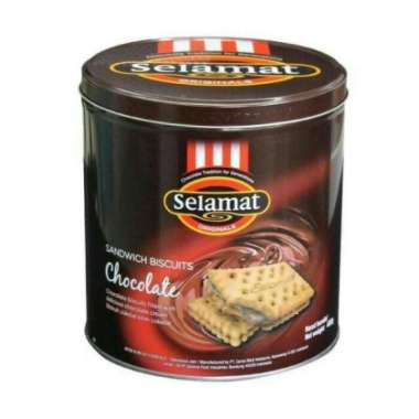 Promo Harga SELAMAT Sandwich Biscuits Chocolate 400 gr - Blibli