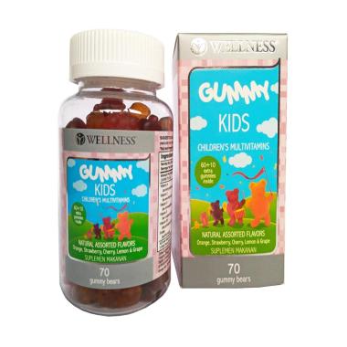 Jual Wellness Gummy Kids Vitamin Anak 70 Pcs Murah September 2020 Blibli Com