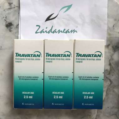 TRAVATAN Eye Drops, MFG BELGIUM 2.5ml