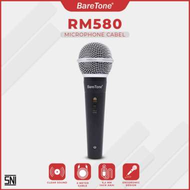 BareTone Microphone RM580 - Microphone Kabel