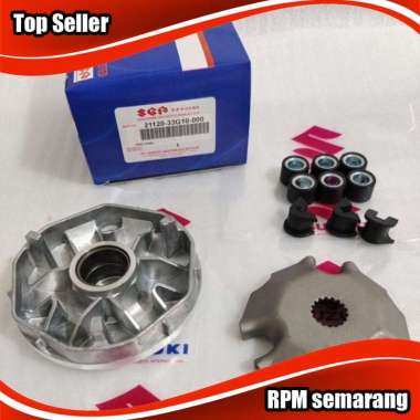 Rumah roller plus tutup set roller dan slide Suzuki Spin 125 Original - Mph005084