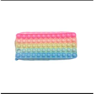 KOTAK PENSIL POP IT DENGAN RESLETING UKURAN SEDANG. MURAH PASTEL