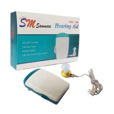 Hearing Aid Sammora SM-348 / Alat Bantu Dengar Pendengaran Telinga Dengan Kabel Sammora SM-348