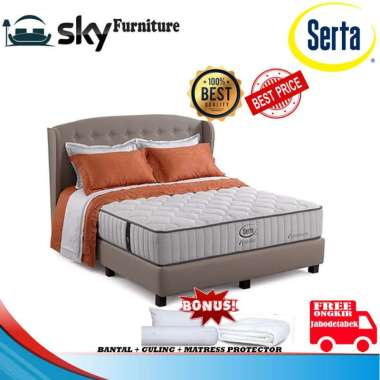 1 Set Full SERTA SPRINGBED "POSTURE" Kasur + Divan + Sandaran 180 x 200