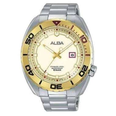 Alba Active AG8H44-X1 Stainless Steel Original Garansi Resmi Jam Tangan Pria