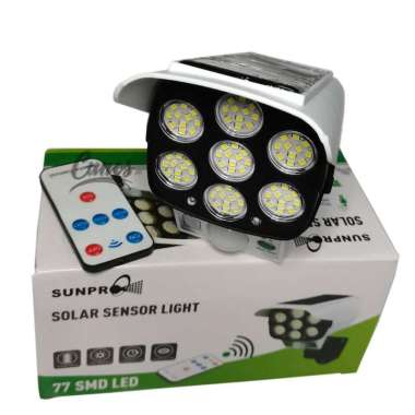 Lampu Sorot Sensor Gerak Solar Cell 77 Led