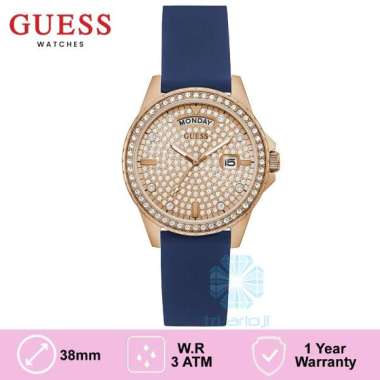 GUESS GW0358L1 Original LADY COMET Jam Tangan Wanita Analog Rose Blue Rose Blue